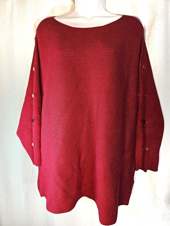Rio & Rian Sweaters - Nwt Rio & Rian 2X Button-Sleeve Knit Sweater